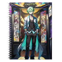 Anime Mystery Notebook in the Center