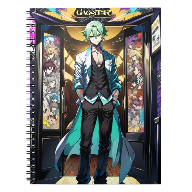 Anime Mystery Notebook in the Center (Front)