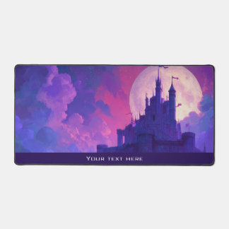 Anime Mystic Purple Kingdom Magical Fantasy Castle Desk Mat