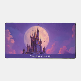 Anime Mystic Purple Kingdom Magical Fantasy Castle Desk Mat