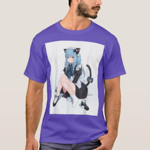 Anime Neko Cat Girl Maid Pastel Kawaii Japanese Wa T-Shirt