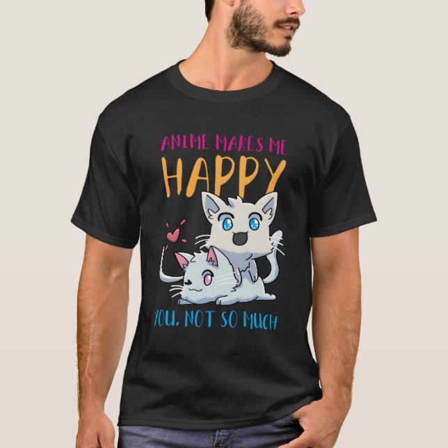 Anime Neko Cat T-Shirt (Front)