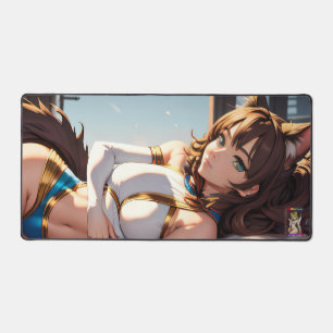 Anime Nekomimi Beautie Desk Mat