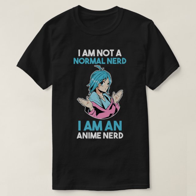 Anime Nerd Premium  T-Shirt (Design Front)