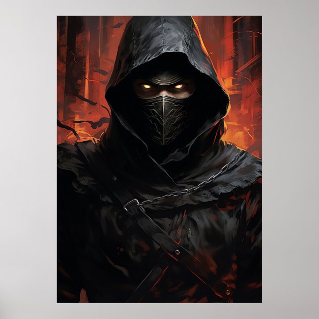 Anime Ninja: Shadows of the Silent Blade Poster (Front)