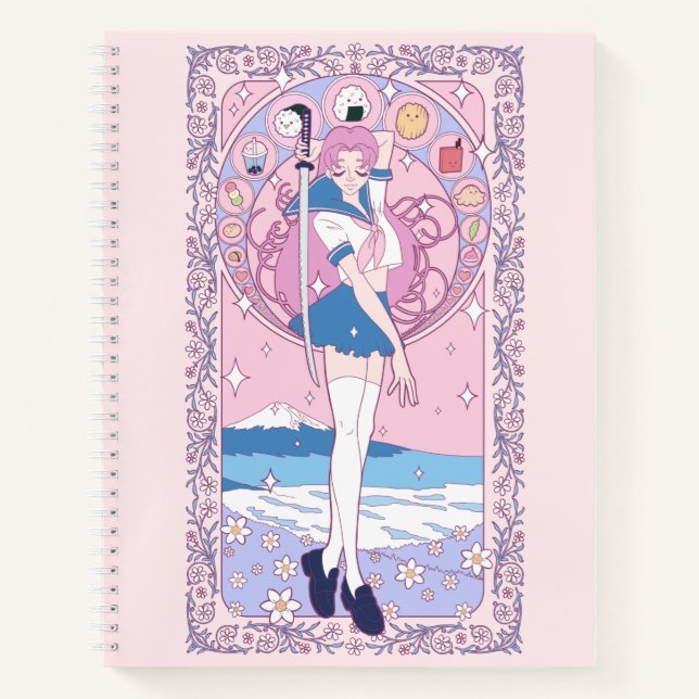 Anime Nouveau  Notebook (Front)