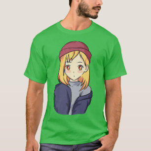 Anime Otaku Girl Autumn Japan Culture Art Aesth T-Shirt