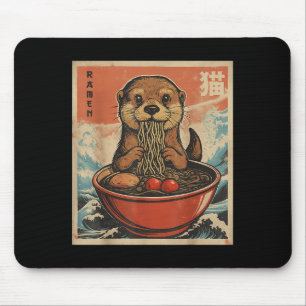 Anime Otter Ramen Japanese Funny Kawaii Gift Men W Mouse Mat