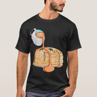 Anime Pancake Pancake Ahegao Lewd Saying T-Shirt
