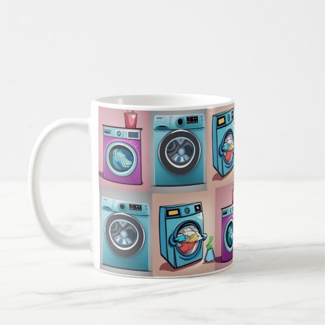 anime pattern coffee mug (Left)