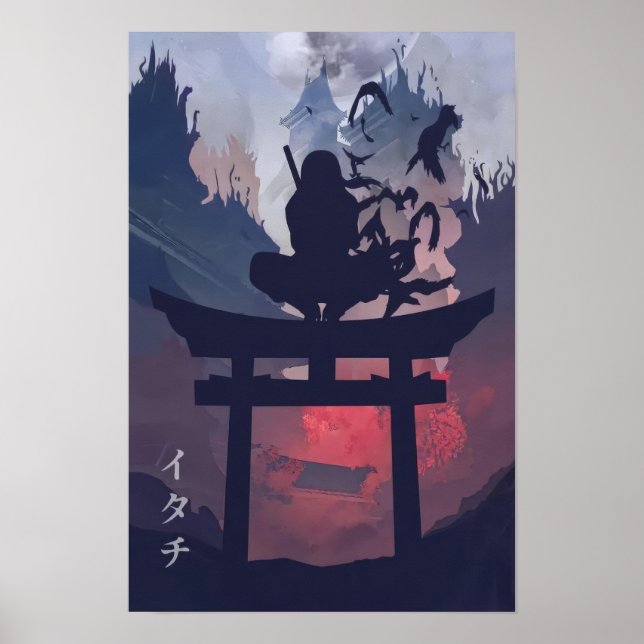 Anime Poster Print Minimalist Movie Poster (Front)