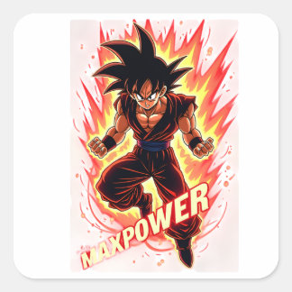 Anime Power-Up Sticker