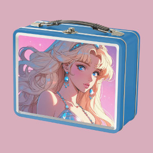 Anime Princess  Metal Lunch Box