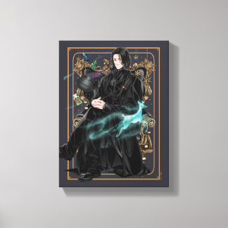 Anime Professor Severus Snape Seated Canvas Print