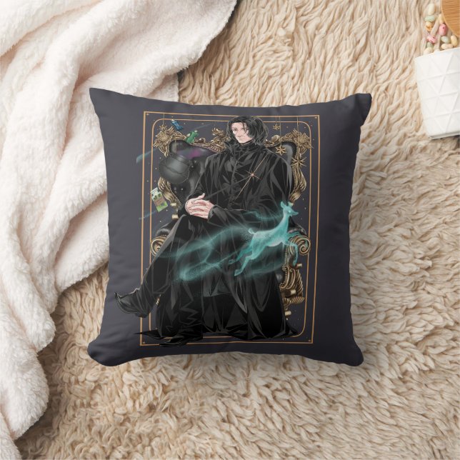 Anime Professor Severus Snape Seated Cushion (Blanket)