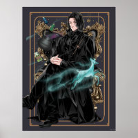 Anime Professor Severus Snape Seated