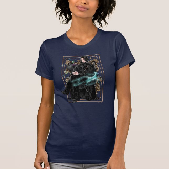 Anime Professor Severus Snape Seated T-Shirt (Front)