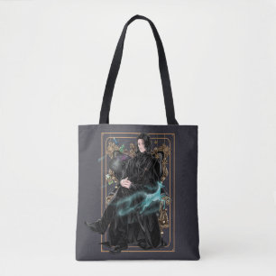 Anime Professor Severus Snape Seated Tote Bag