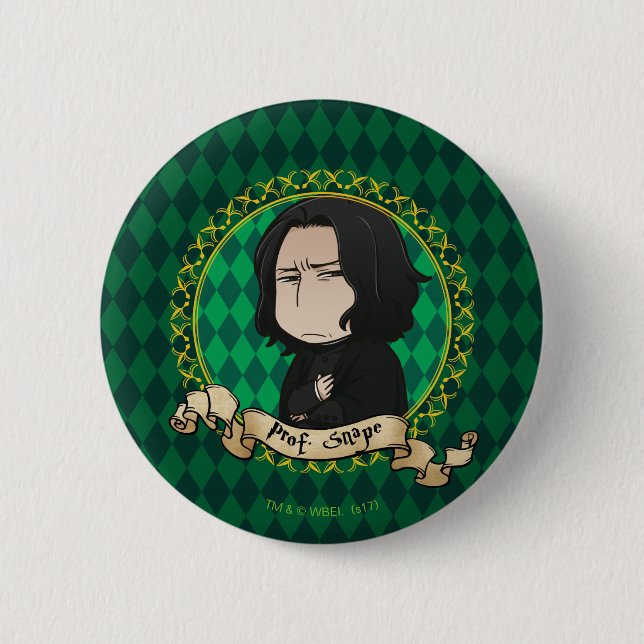 Anime Professor Snape 6 Cm Round Badge (Front)