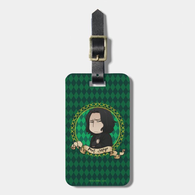Anime Professor Snape Luggage Tag (Front Vertical)