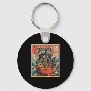 Anime Raccoon Ramen Japanese Funny Kawaii Gift Men Key Ring