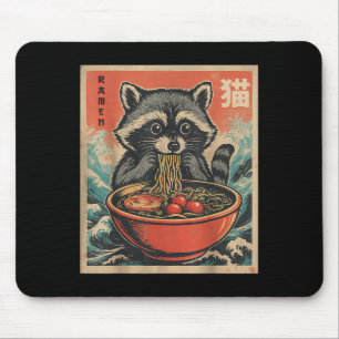 Anime Racoon Ramen Japanese Funny Kawaii Gift Men Mouse Mat