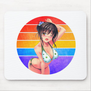 Anime Rainbow Mouse Mat