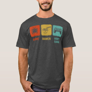 Anime Ramen Video Games Otaku Gamer  T-Shirt