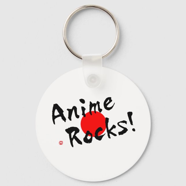 Anime Rocks! Key Ring (Front)