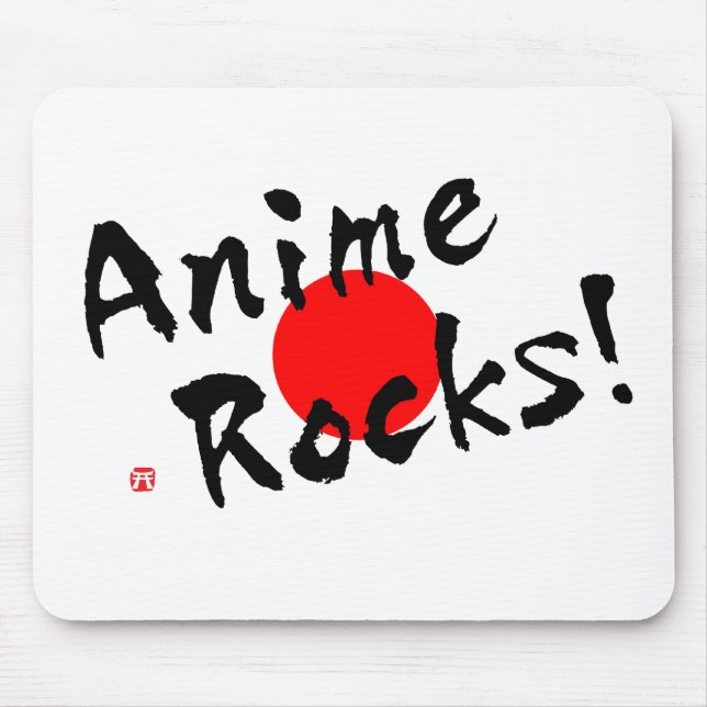 Anime Rocks! Mouse Mat (Front)