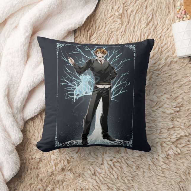 Anime Ron Weasley's Jack Russell Terrier Patronus Cushion (Blanket)