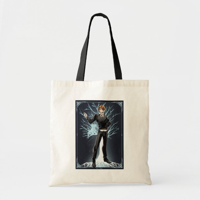 Anime Ron Weasley's Jack Russell Terrier Patronus Tote Bag (Front)