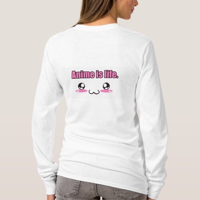 "Anime Sammy" art by Sloane Long Sleeve Shirt (Back)