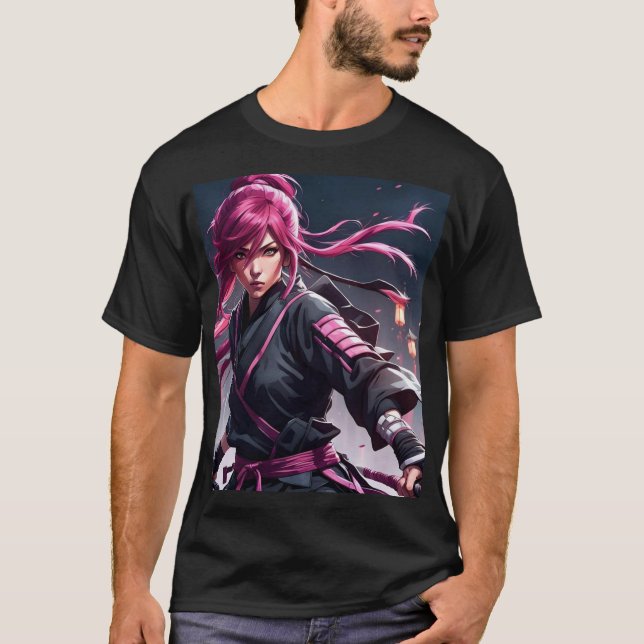 Anime Samurai T-Shirt (Front)