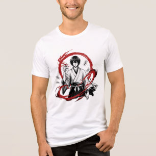 Anime Samurai T-Shirt Tri-Blend Shirt