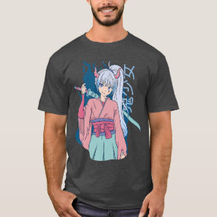 Anime Samurai Warrior Horns Otaku Manga Fighter  ( T-Shirt
