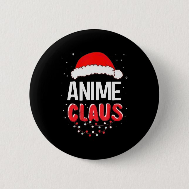 Anime Santa Claus Christmas Matching Costume  6 Cm Round Badge (Front)