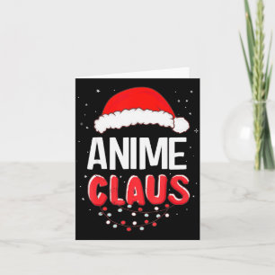 Anime Santa Claus Christmas Matching Costume  Card