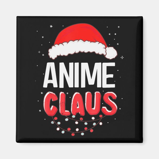 Anime Santa Claus Christmas Matching Costume  Magnet (Front)