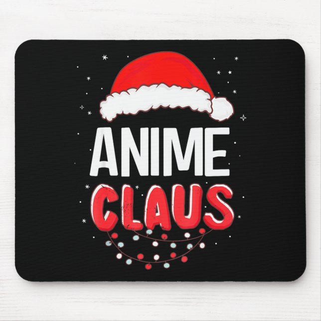 Anime Santa Claus Christmas Matching Costume  Mouse Mat (Front)