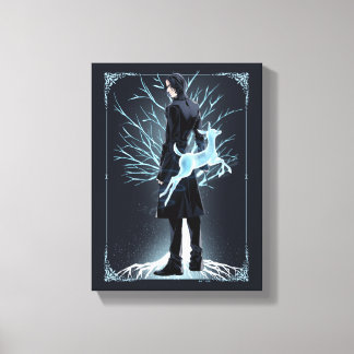 Anime Severus Snape's Doe Patronus Canvas Print