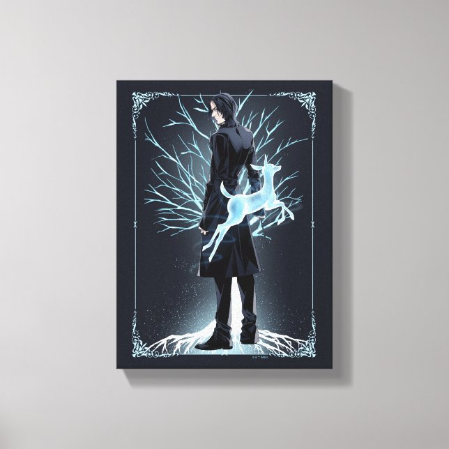Anime Severus Snape's Doe Patronus Canvas Print (Front)