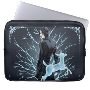 Anime Severus Snape's Doe Patronus Laptop Sleeve