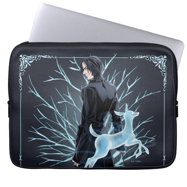 Anime Severus Snape's Doe Patronus Laptop Sleeve (Front)