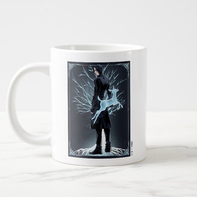 Anime Severus Snape's Doe Patronus Large Coffee Mug (Left)