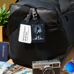 Anime Severus Snape's Doe Patronus Luggage Tag