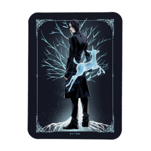 Anime Severus Snape's Doe Patronus Magnet