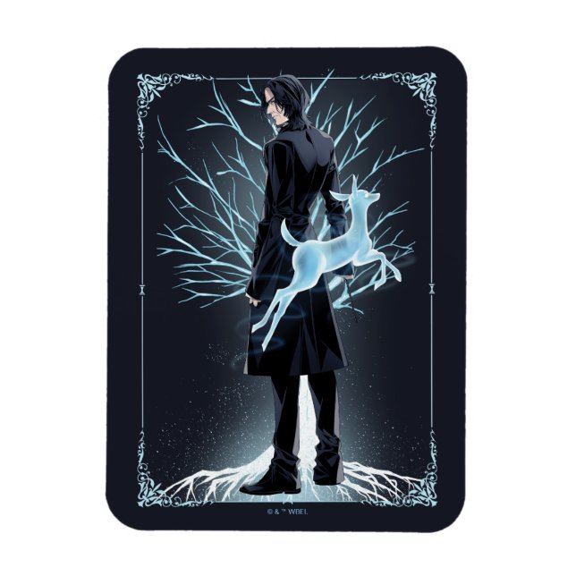Anime Severus Snape's Doe Patronus Magnet (Vertical)