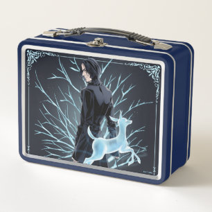 Anime Severus Snape's Doe Patronus Metal Lunch Box