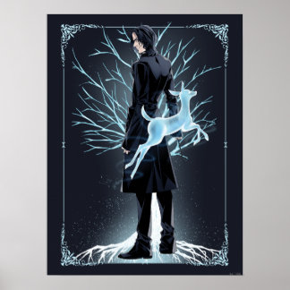Anime Severus Snape's Doe Patronus Poster